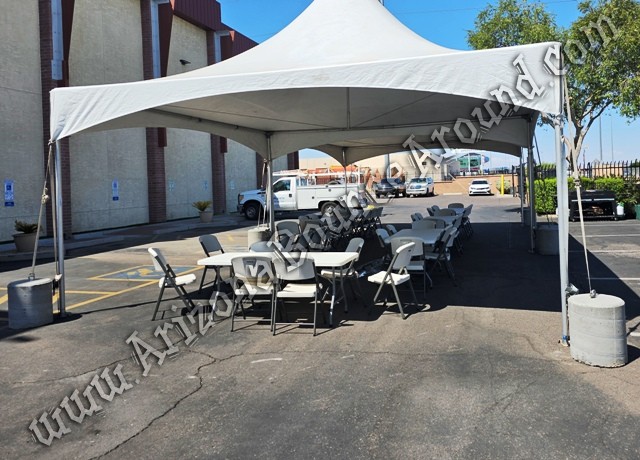 Concrete Blocks for Tents Phoenix Arizona